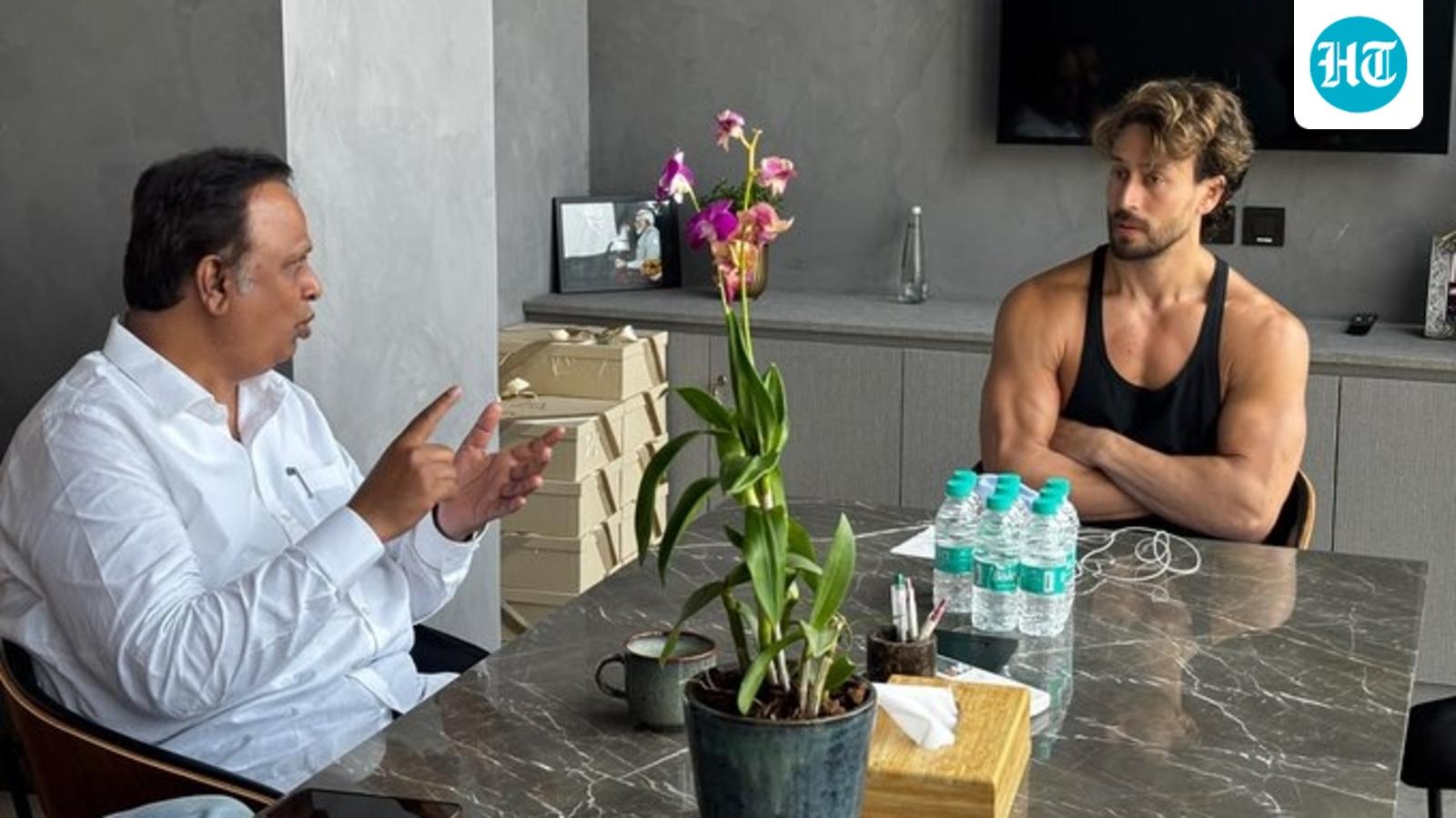 Tiger Shroff Seen Without Bandages in New Photos with Minister Ashish Shelar