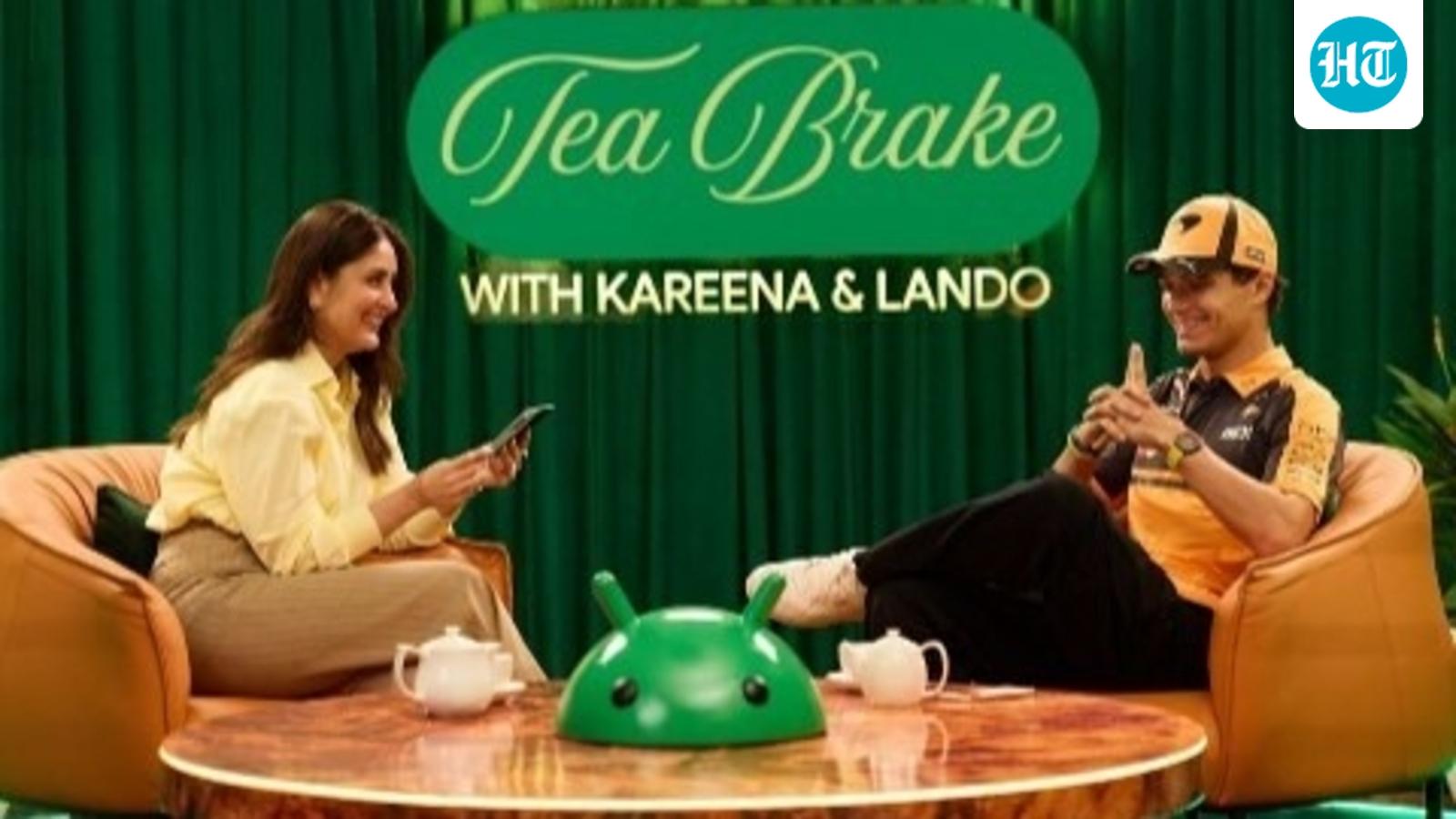 Kareena Kapoor Sits Down With F1 Driver Lando Norris for a Chat