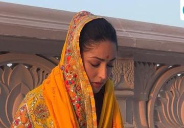 Yami Gautam Visits Ayodhya’s Ram Mandir Ahead of Nayyi Navelli Release