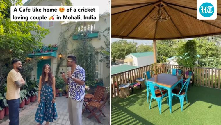 Cricket-Loving Couple Builds Cafe-Like Dream Home in Mohali