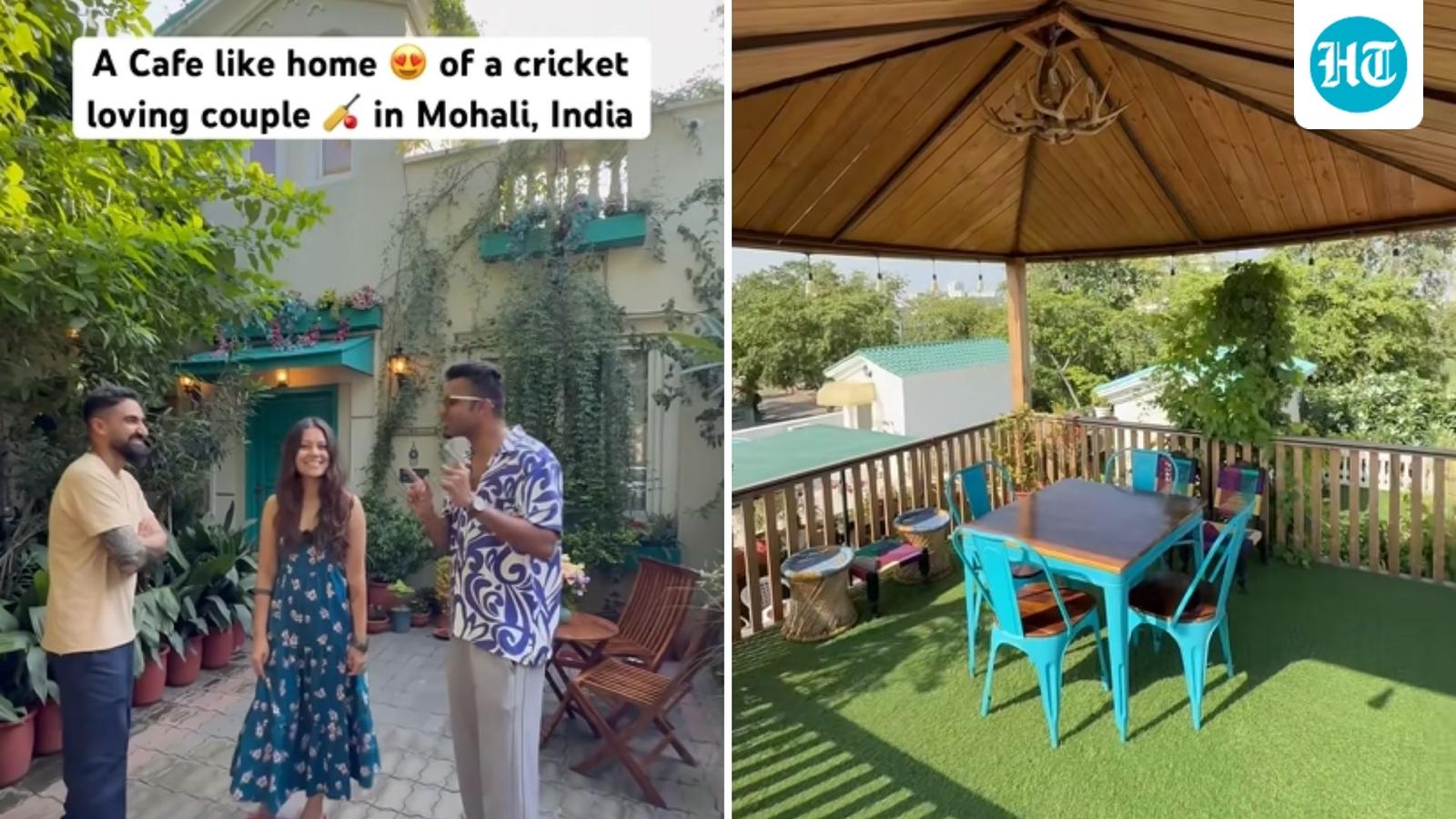 Cricket-Loving Couple Builds Cafe-Like Dream Home in Mohali