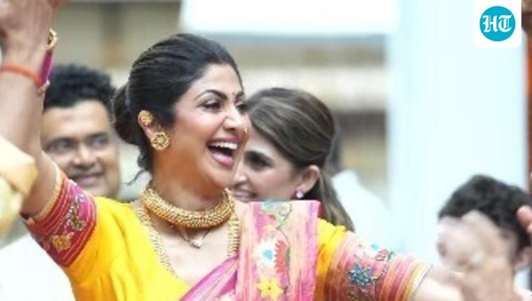 Shilpa Shetty Kundra Reacts to Video of Her Viral Dance at Bappa's Farewell