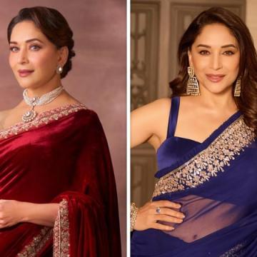 Navratri Special: 9 Saree Styles Inspired by Madhuri Dixit