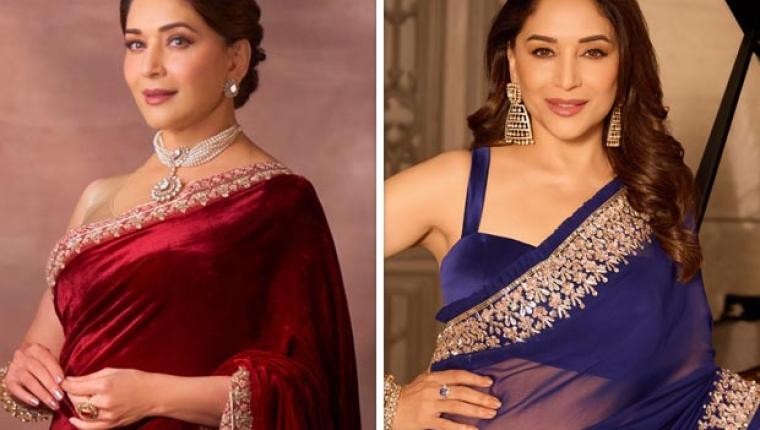 Navratri Special: 9 Saree Styles Inspired by Madhuri Dixit