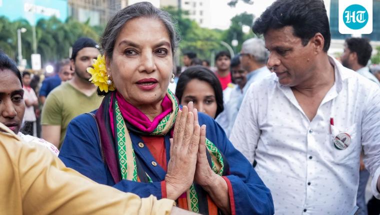 Shabana Azmi Joins Mumbai Protest Demanding Gyanesh Kumar's Resignation