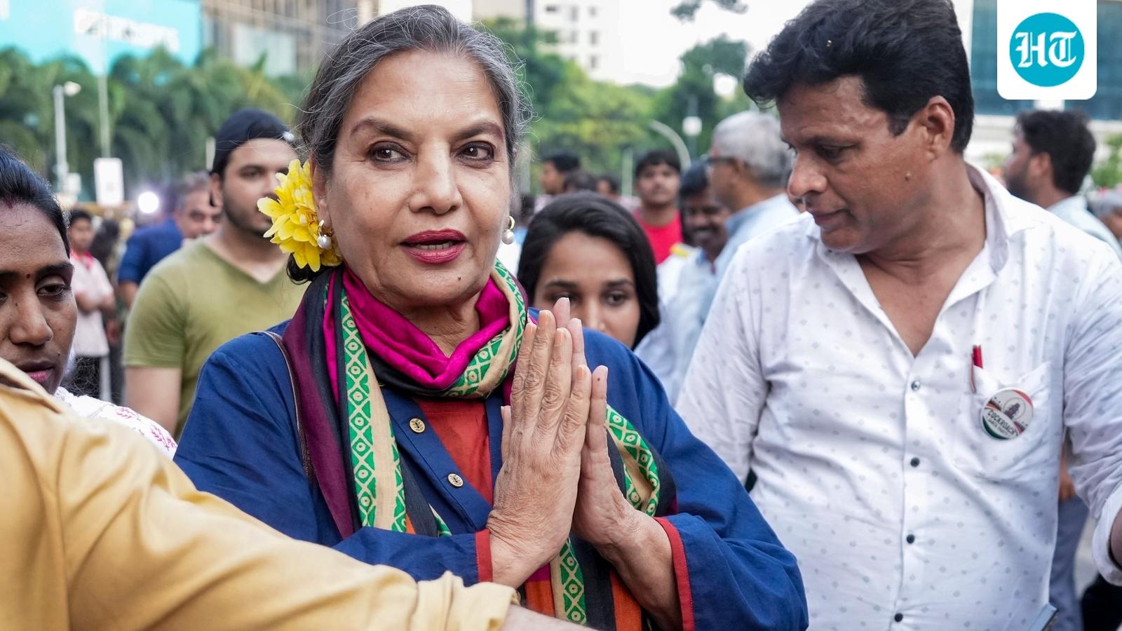 Shabana Azmi Joins Mumbai Protest Demanding Gyanesh Kumar's Resignation