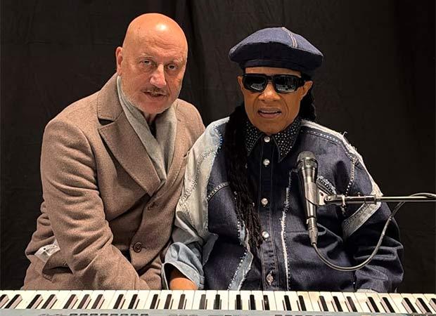 Anupam Kher Meets Stevie Wonder in Stockholm and Praises the Singer's Warmth