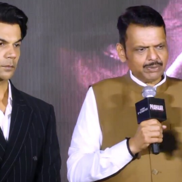 Maharashtra CM Devendra Fadnavis Praises Rajkummar Rao at Prahaar Trailer Launch