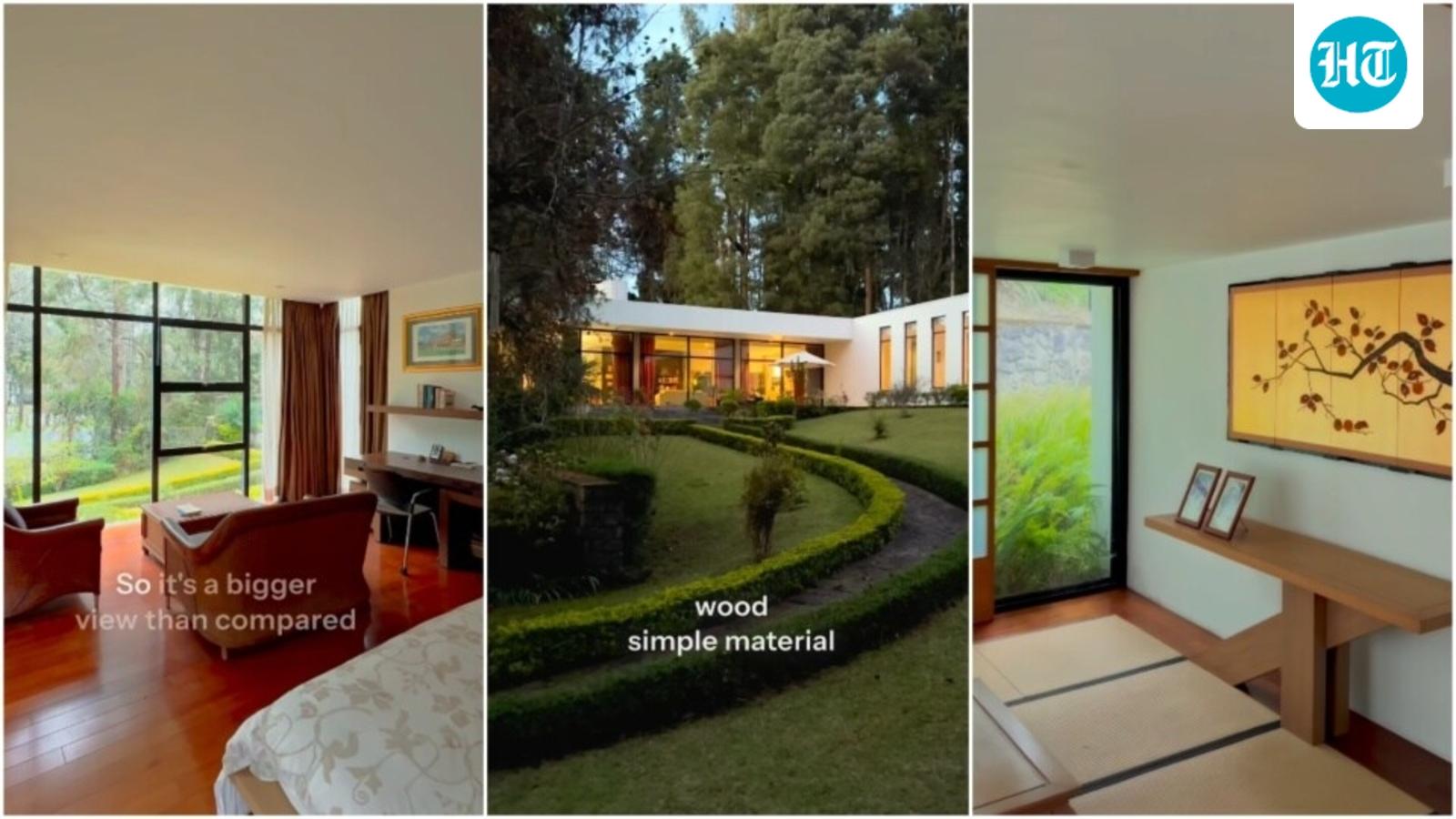 Step inside a 6,500 square foot Kodaikanal home featuring soothing interiors and lawns
