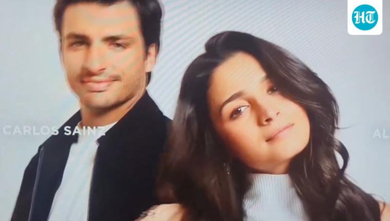 Alia Bhatt and F1 Driver Carlos Sainz Reunite for L’Oréal Paris Ad