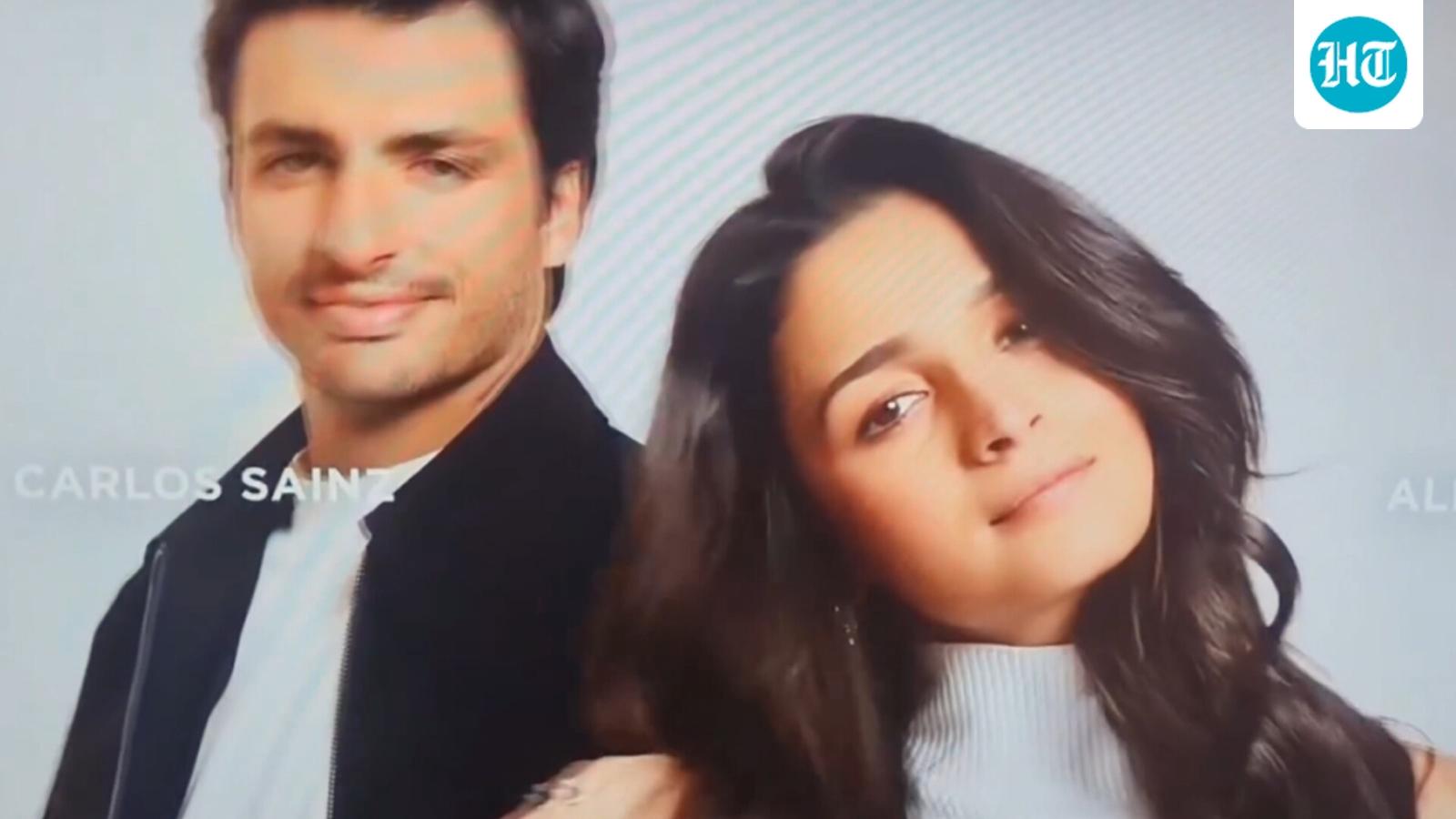 Alia Bhatt and F1 Driver Carlos Sainz Reunite for L’Oréal Paris Ad