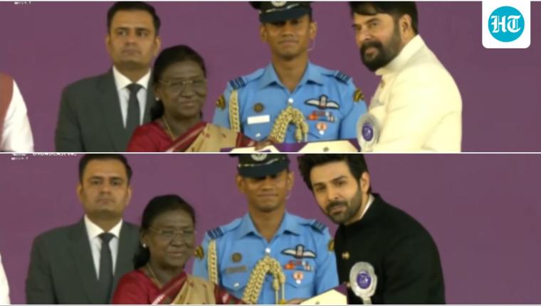 Mammootty and Kartik Aaryan Win Best Actor National Awards