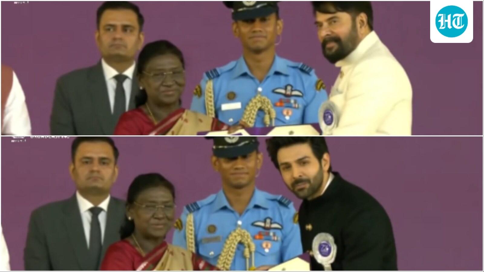 Mammootty and Kartik Aaryan Win Best Actor National Awards