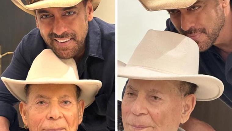 Salman Khan Shares Photos With Father Salim Khan in Cowboy Hats