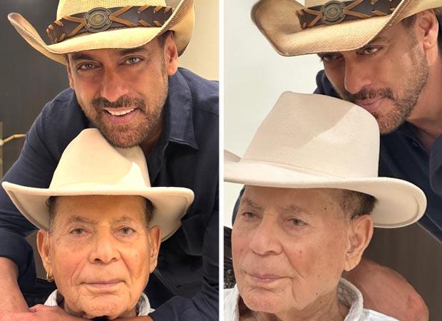 Salman Khan Shares Photos With Father Salim Khan in Cowboy Hats