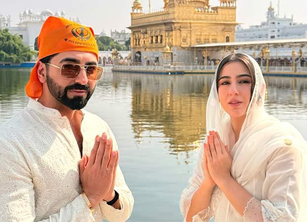 Sara Ali Khan and Ayushmann Khurrana Visit Golden Temple for Dussehra Ahead of Udta Teer Release