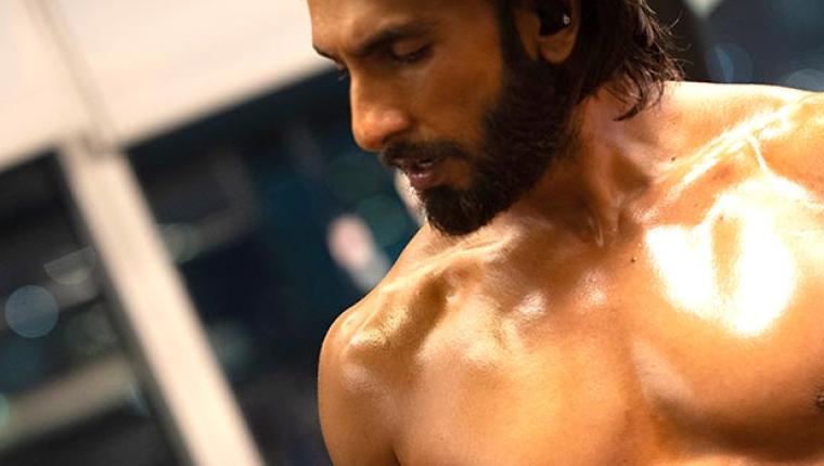 Ranveer Singh Shares Shirtless Gym Picture Highlighting Fitness Routine