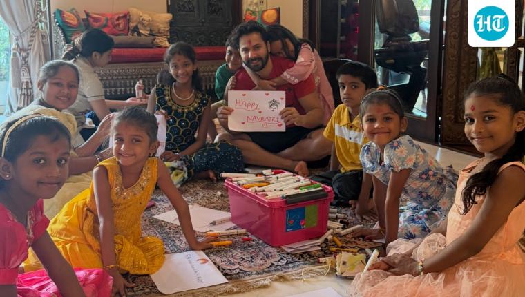 Varun Dhawan Shares Glimpse of Kanya Pujan Celebrations for Navratri 2026