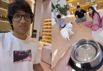 Sourav Joshi Faces Backlash After Asking Wife Avantika to Drink Water From Dog's Bowl in Vlog