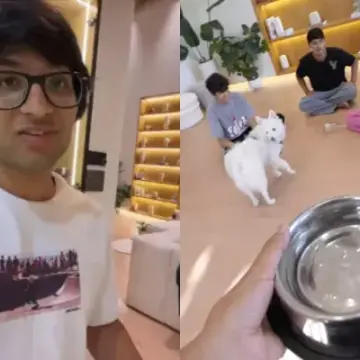 Sourav Joshi Faces Backlash After Asking Wife Avantika to Drink Water From Dog's Bowl in Vlog