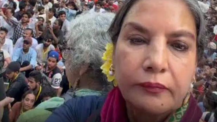 Shabana Azmi Joins CJP Protest in Mumbai Over Electoral Rolls