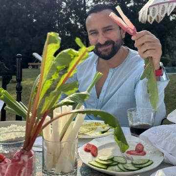 Saif Ali Khan Shares Farm-to-Table Meal and Poolside Photos on Instagram
