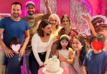 Soha Ali Khan Celebrates Daughter Inaaya's 9th Birthday With Pink Disco Party