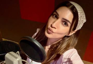 Kriti Sanon Sparks Fan Curiosity with Recording Studio Photo Dump