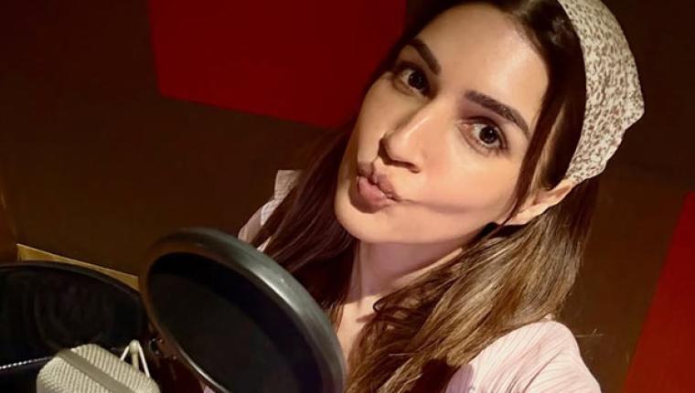 Kriti Sanon Sparks Fan Curiosity with Recording Studio Photo Dump