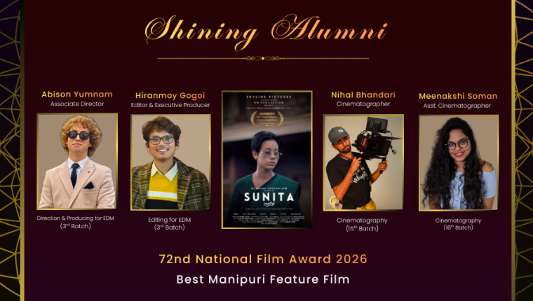 SRFTI Alumni Contribute to National Award-Winning Film ‘Sunita’ at the 72nd National Film Awards