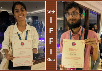 SRFTI Students Honored at the 56th IFFI Goa Waves Film Bazaar