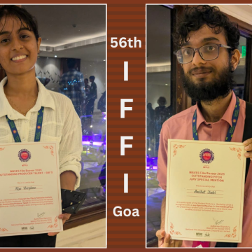 SRFTI Students Honored at the 56th IFFI Goa Waves Film Bazaar