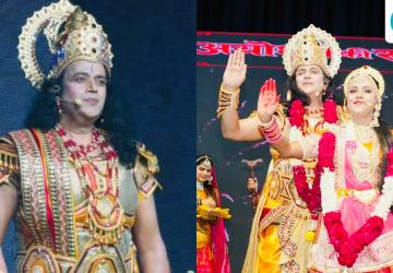 Ravi Kishan Plays Lord Rama at Delhi’s Ayodhya Ki Ramleela