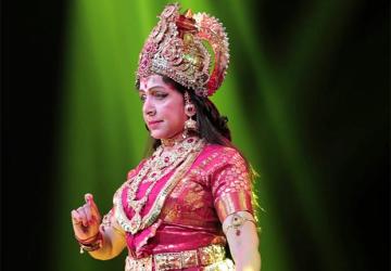 Hema Malini Performs Dance Ballet 'Durga' in Hyderabad for Navratri