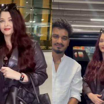Aishwarya Rai Returns to India After Paris Fashion Week
