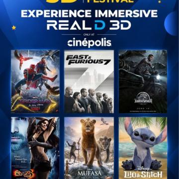 Cinépolis India and RealD Announce 3D Film Festival Across 18 Cities