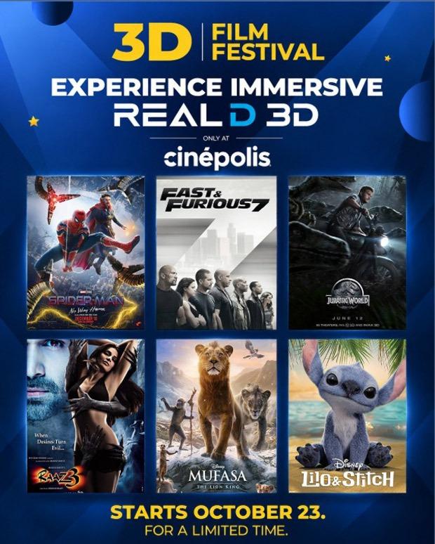 Cinépolis India and RealD Announce 3D Film Festival Across 18 Cities