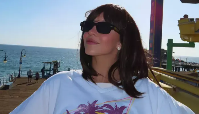 Sydney Sweeney Goes Undercover in a Brunette Wig for Santa Monica Pier Outing