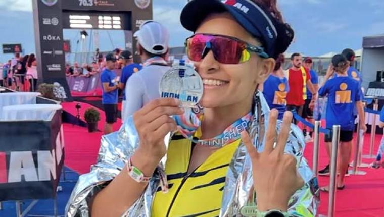 Saiyami Kher Completes Third Ironman 70.3 in Italy